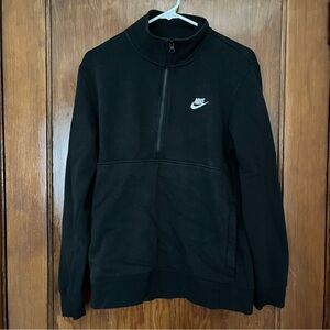 Women’s Black Nike Quarter Zip Sweatshirt